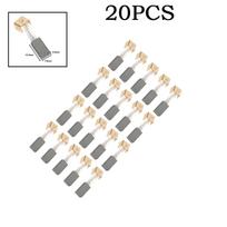 20Pcs Carbon Brushes 6.4x7.9x12.5mm For Electric Motors Electric Motor Angle Grinder Accessories CD105CD110CD115KG900 China Mainland