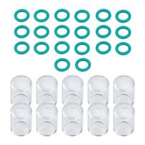 TIG Welding Torch Accessories 10pcs Glass Cup Kit for SR WP171826 and SR WP 920 with O Ring Seal for Gas Control China Mainland