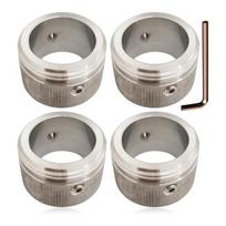 RA Type to M30x1.5 Stainless Steel Radiator Valve Adapter 4 Pack with Hex Wrench for Thermostatic Head Fitting China Mainland