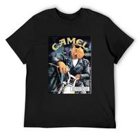 Joe Camel Motociklo Marškinėliai Greitai Džiūstantys Gatvės Apranga T-shirt Vyrams Medvilniniai S įvairiaspalvis