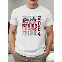 Print Short Sleeve Tees For Men, Casual Crew Neck T-Shirt, Comfortable Breathable T-shirt S įvairiaspalvis