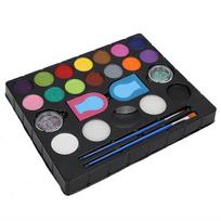 Face Paint Body Painting Pigment Brush Glitter Powder Children DIY Cosmetic Tool Kit