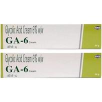 2 x GA-6 Glikolio rūgšties 6% kremas (Po 30 g) – Visiems odos tipams, Nemokamas pristatymas