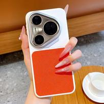 Case For Huawei Pura 90 Pro Max 80 Pro Pura 70 Dopamine Leather Texture Color Block Shockproof Bumper Phone Cover Shell Huawei pura 90 pro