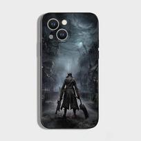 Game Bloodborne Phone Case For iPhone 16,15,14,13,12,11 Plus,Pro Max,XS,X,XR,SE,Mini,8,7,Soft Silicone Black Cover iPhone11