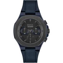 Hugo Boss 1514086 Taper Black Dial Men's Watch 45mm mėlyna