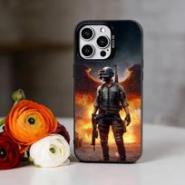 PUBG Phone Case For iPhone 17,16,15,14,13,12,11 Plus,Pro Max,XS,Colorful Silver Black Cover iPhone15plus