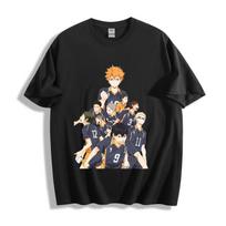 Karasuno Volleyball Team Unity T-Shirt Mens Womens Tees Top - Group Portrait Anime Design Unisex Tee S