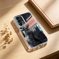 P-PRAGMATA phone Case For Samsung S25,24,21,22,23,30,Ultra,20,Plus,Fe,Lite,Note Transparent Cover Samsung S23ULTRA5G