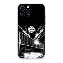 Painted Art Volleyball Phone Case For iPhone 16,15,Pro,Max,14,Plus,13,12,11,E Mini Air,17,Pro Drop Protection Cover TPU iPhone16Plus