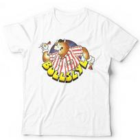 Bullseye Tshirt Unisex Gameshow Darts 80s 90s Bully  - White T S