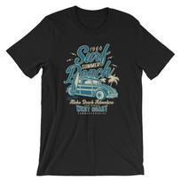 Surf Beach T-Shirt Mens Womens Tees Top. 100% Cotton Premium Tee NEW 4XL