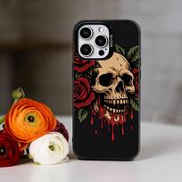 death's-head Phone Case For iPhone 17,16,15,14,13,12,11 Plus,Pro Max,XS,Colorful Silver Phone case Funda Cover iPhone12PROMAX