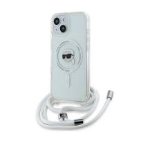Karl Lagerfeld Crossbody Iml Karl Head Magsafe - Etui Iphone 15 / 14 / 13 (Przezroczysty)