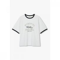 STudio Tomboy Ringer T shirT 9176222989 white (01)/OS(FREE)
