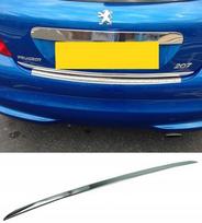 Peugeot 207 Hb - Chromuota Chromuota Juostelė Ant Bagažinės Dangčio