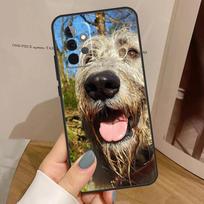 Irish Wolfhound Dog Case For Samsung Galaxy A56 A36 A16 A06 A13 A33 A53 A52 A32 A12 A54 A34 A14 A35 A55 A17 A15 Samsung A24 4G
