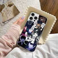 Animation Tomodachi Game Phone Case Phone Case For iPhone 17 16 15 Pro Max Plus Fantasy Glitter Aurora Water Ripple Cover iPhone 13