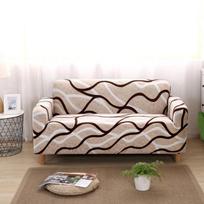 Sofa - Skins Sofos Protector Sofos užvalkalai Svetainei Elastingas Tamprus Slipcover Sekcijiniai kampiniai sofos užvalkalai 1/2/3/4 vietų 1-seater 90-140cm gray