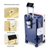 30-Inch Large Capacity Multifunctional Travel Trolley with Combination Lock for Men and Women 20-inch (No Side Hook Handle)