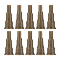 10Pcs Butane Nozzle Adapter Convert Cassette Tank Into Inflatable Tank Gas Nozzle Connector for Lighter Spray Gun Fill chaki
