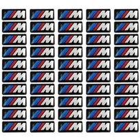 BMW M 50 vnt. Automobilio epoksidinė lipdukas Automobilio vairo lipdukas BMW M lipdukas X1 X3 X4 X5 X6 X7 e46 e90 f20 e60 e39 f10 Automobilio priedai juoda