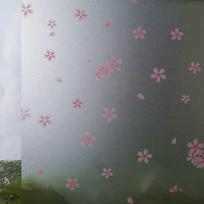 Colorful Sun Protection Heat Insulation Anti-Peeping Glue-Free Electrostatic Stickers Kitchen Bathroom Office Window Glass Film Sakura