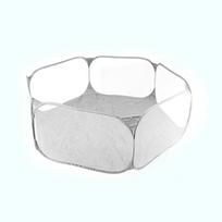 120cm Hexagon Children Ball Pool Mesh Fence Tent Portable Foldable Versatile Kid Playground Indoor Yard Garden Baby Game Playpen pilka spalva
