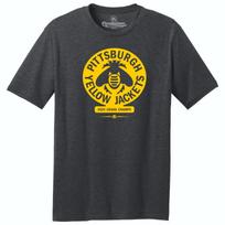 Pittsburgh Yellow Jackets 1926 Champs TRI-BLEND Tee Shirt - Pittsburgh Penguins 2XL
