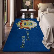 Napoleon Coat Of Arms Bathroom Mat Retro Multiple Choice Living Room Kitchen Rug Non-Slip Bedside Mats 40cm x 60cm