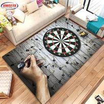 HD Dart Target Carpet Living Room Bedroom Hallway Long Strip Alfombra Anti-slip Soft Area Rug Sofa Doormat Home Decor Mat Gift 40x60cm