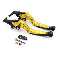 For Honda ADV150 Crossover Scooter Foldable Brake Levers 2019-2020 CNC Adjustable Parking Clutch Black/Red Anti-Corrosion auksas