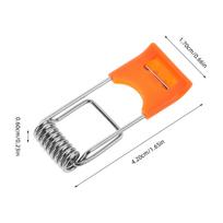 100pcs Spring for Recessed Lighting Downlight Panel Lamp Clips Securing Clips Orange LED Ceiling Fixtures oranžinė