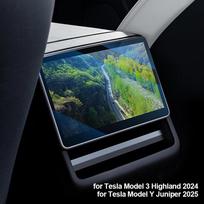 Grūdinto stiklo plėvelės apsauga Tesla Model 3 Highland, Model Y Juniper 2025 galiniam centrinės konsolės lietimui jautriam ekranui for rear display