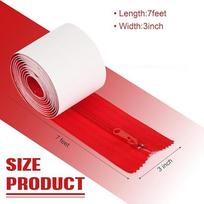 DIY Greenhouse Setup Dust Barrier Zipper Easy Install Zipper Door For Tents Heavy Duty Zipper 3in Width Easy Installation Red