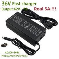 42V 5A Skatebaord Adapter Scooter Charger For Lime/Segway Ninebot MAX G30/M365 Pro EU/US/AU/UK/Korea Plug AU plug