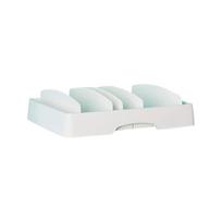 Plastic Divided Tray Organizer Kitchen Drawer Storage Box Multifunctional Cabinet Plate Bowl Organizer Rack