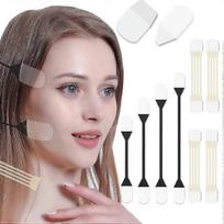 4 Bands 20 Tapes Face Lifting Tape, Ultra-thin Invisible Face Lift Sticker Face Tape For Instant Face, Hiding Facial Neck Wrinkles V-face Tightening L
