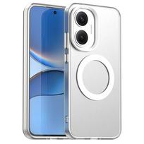 Magnetic Wireless Charging Case For Xiaomi Poco F7 G Cover Candy Colors Transparent Back Shell Fundas Coque Poco F7
