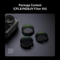 TELESIN Lens Filter for DJI OSMO Action 6 CPL ND8 ND16 ND32 UV VND Quick Release Filter Frame For DJI Action 6 Lens Filter Set CPL VND UV Set