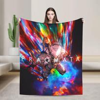 Pragmata Duo- Diana & Hugh Chibi Style Flannel Blanket  Super Warm Bedding Throws for Living Room Novelty Bedspread Sofa Bed 130x150cm
