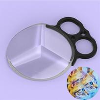 Handheld Kaleidoscope Prism Camera Glass Halo Special Effect Filter for Canon r50 accesorios 75mm 3 Prism
