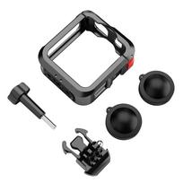 Metal Cage Frame With Lens Cap For GoPro Max 2 Aluminum Alloy Protective Housing Shockproof Cover Camera Accessories A