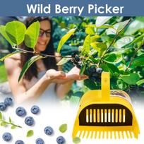 Blueberry Picker Ergonomic Soft touch Handle Lightweight Handle Easy to Use Berry Picker Rakes with Comb Teeth Garden Tool blueberry picker