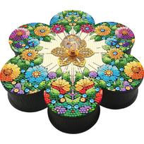 Diamond Painting Storage Box Animals Wooden Jewelry Case Diamond Art Organizer Box Diamond Painting Container Box for Art Crafts