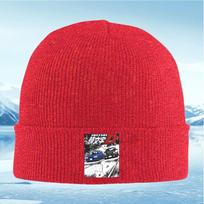 Cars racing Initial D japanese logo Unisex Women Unisex Knitted Hat Beanie Pullover Cap Winter Thermal Warm Christmas Outdoor Cycli