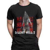 Kūrybiški Silent Hill 2 marškinėliai vyrams Apvalia kaklo iš medvilnės marškinėliai Trumpomis rankovėmis T-shirt Naujas atvykimas Drabužiai S įvairiaspalvis