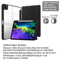 With Pencil Holder Case for IPad Pro 11 12.9 2017 9.7 2018 Cover IPad 10.5 10.2 Air 4 5 10.9 10th 11th 9th 8 7th Gen Mini 6 Capa iPad(2019) 10.2  juoda