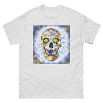 T-Shirt Tee Ted Vasin American Artist Skull Trees Modern Art Print Men S įvairiaspalvis