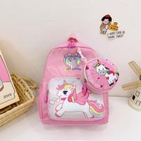 Cartoon Boys And Girls Backpack Cute Pony Kindergarten Baby Schoolbag Printed Children'S Small Backpack
